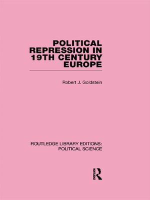 cover image of Political Repression in 19th Century Europe
